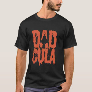 Camiseta Engraçado Dadcula Pai Halloween Momste Corresponde