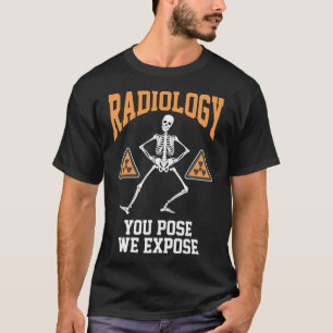 Camiseta Engraçado Dançando Esqueleto Radiologia Humor