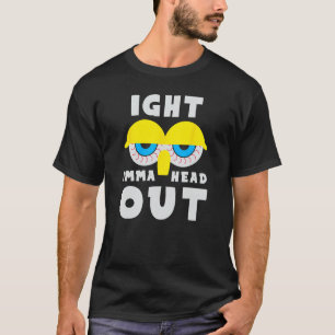 Camiseta Engraçado Dank Memorizado Imma Cabeça De Sangue Ol