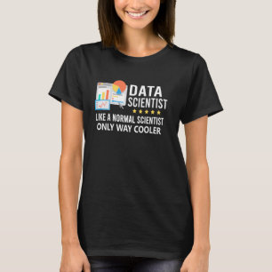 Camiseta Engraçado Data Scientist Definition Computer Scien