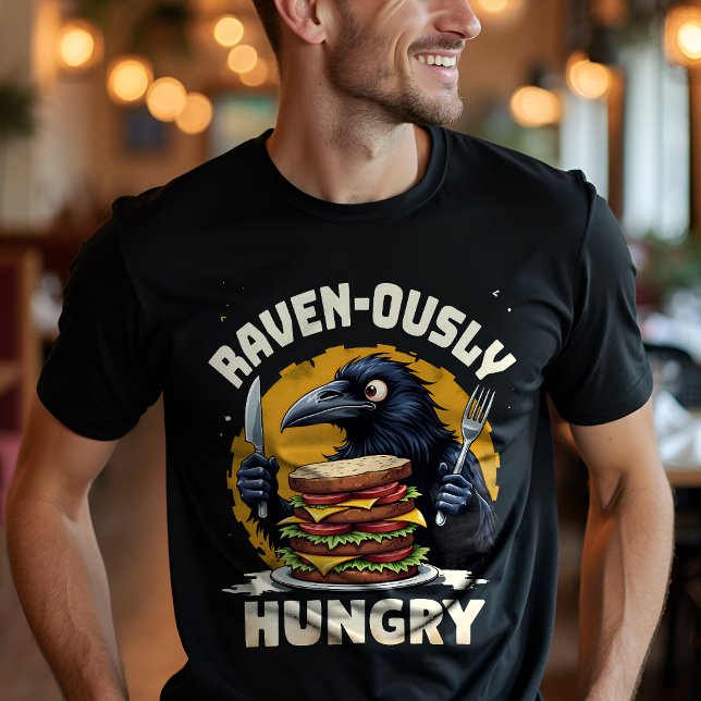 Camiseta Engraçado de fome com raiva (Criador carregado)