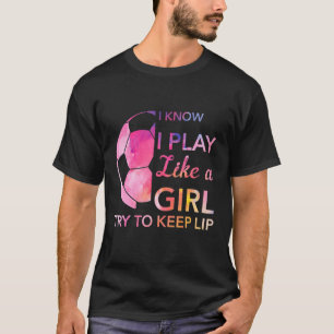 Camiseta Engraçado De Futebol Que Sei Que Toco Como Uma Rap