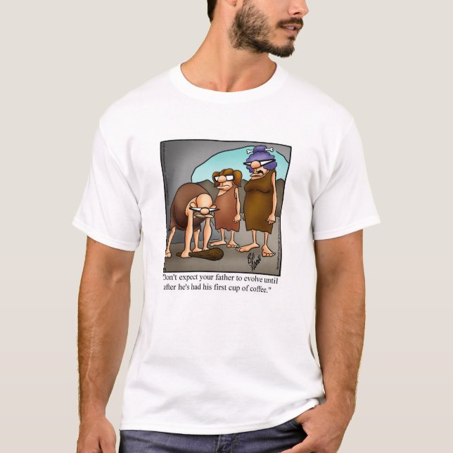 Camiseta Engraçado De Humor De Café Para Pai (Frente)