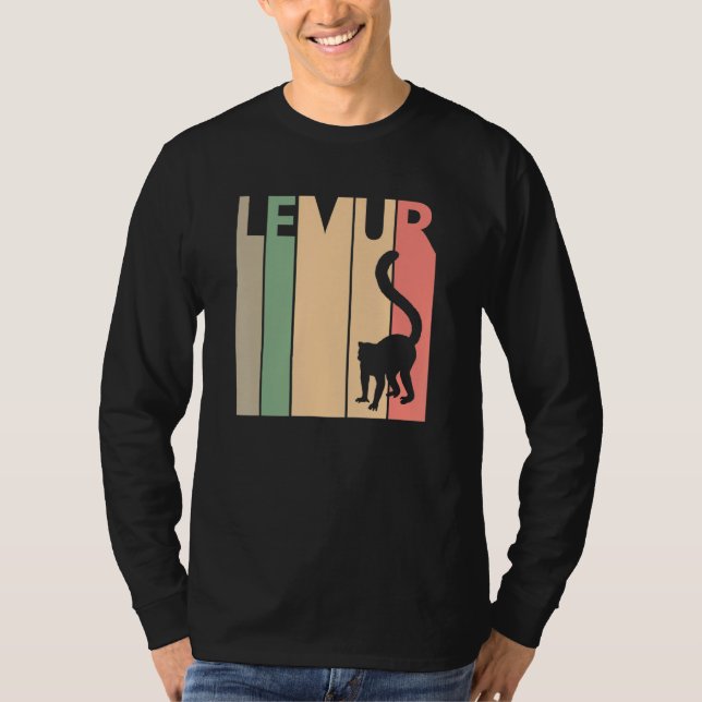 Camiseta Engraçado de Lemur (Frente)