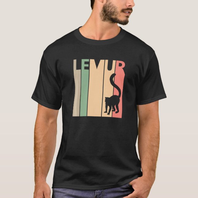 Camiseta Engraçado de Lemur (Frente)