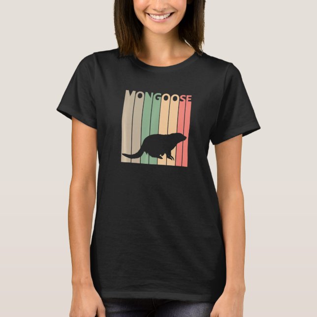 Camiseta Engraçado de Mongoose (Frente)