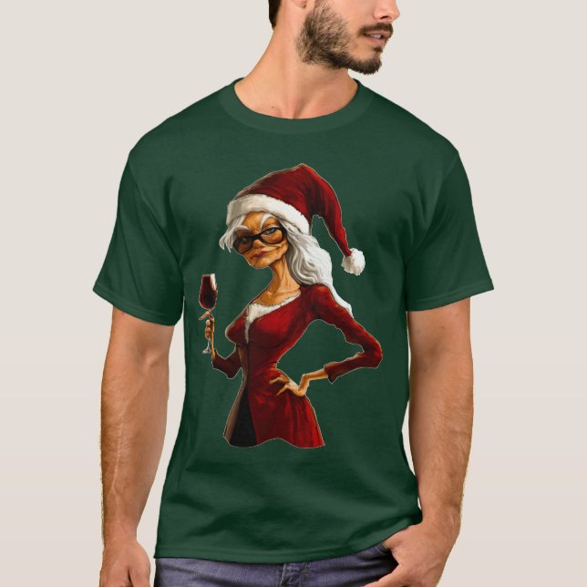 Camiseta Engraçado de Natal (Frente)