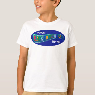 Camiseta Engraçado de volta à escola personalizado