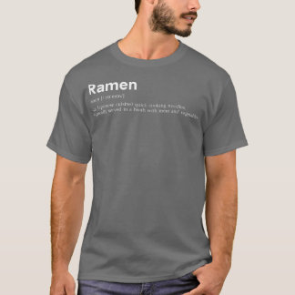 Camiseta Engraçado Definição De Ramen Para Gir Comida Japon