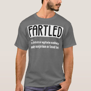Camiseta Engraçado Definição de um peido de piada de humor 