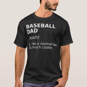 Camiseta Engraçado Definição do Pai Baseball Definição de u