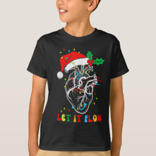 Camiseta Engraçado Deixar Fluir Anatomia Cardíaca Enfermeir