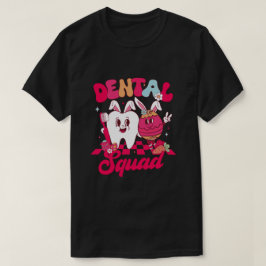 Camiseta Engraçado Dente Dental Squad Dia do Felz pascoa
