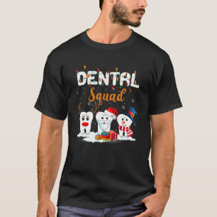 Camiseta Engraçado Dentista Higienista Teto de Esquadra Den
