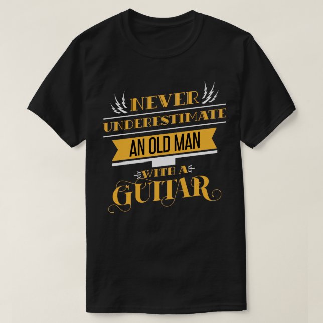 Camiseta Engraçado Depositado Guitarista Guitarrista (Frente do Design)