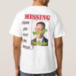 Camiseta Engraçado Desaparecido 🎭 Um Presente De Poster<br><div class="desc">Procurando um início hilário de conversa? Essa camiseta do presente de misericórdia é a mistura perfeita de engraçado, esquisito e totalmente inesperada! 😂 se você está elogiando um amigo, pessoas fazeres fazem um duplo tiro, ou apenas mostrando seu senso de humor, esta tenda certamente ganha muitas risadas! 🎭 Por que...</div>