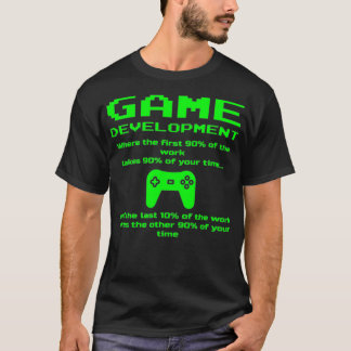 Camiseta Engraçado Desenvolvedor de Desenvolvimento de Jogo