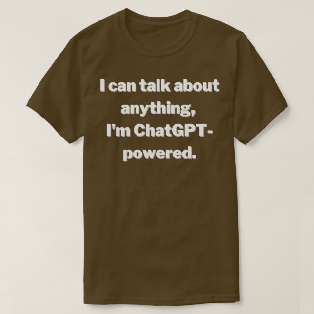 Camiseta Engraçado Design AI (Frente do Design)