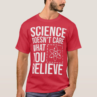 Camiseta Engraçado Design de Ciência para Mulheres Física d