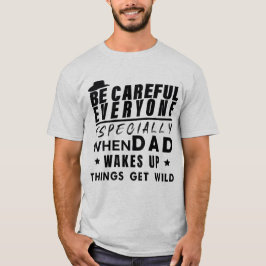 Camiseta Engraçado Design Humorístico Citação Familiar do P