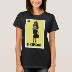 Camiseta Engraçado Design mexicano para Hispanas - La Ching