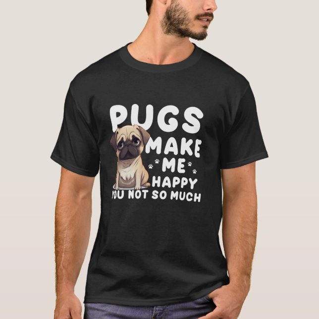 Camiseta Engraçado Design Para Homens Mulheres Cachorros De (Frente)