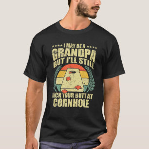 Camiseta Engraçado Design Para Homens Vovô Sack Toss Ga