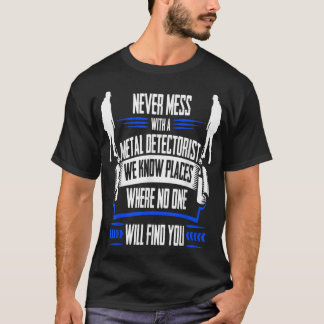 Camiseta Engraçado Detecção de Metal TWe