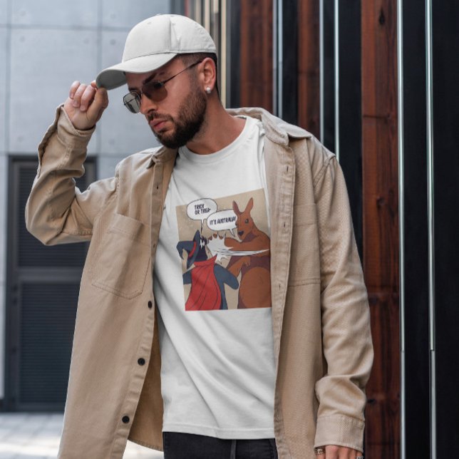 Camiseta Engraçado Dia das Bruxas da Austrália (Criador carregado)