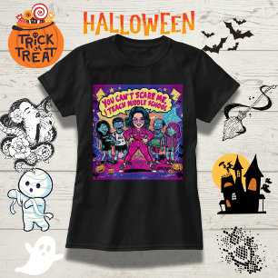 Camiseta Engraçado Dia das Bruxas da Escola Média - Você nã