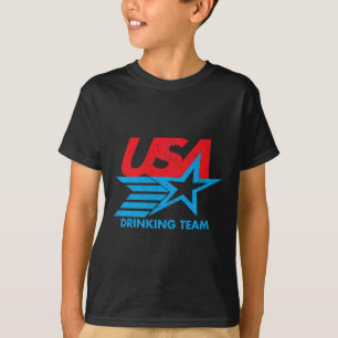 Camiseta Engraçado Dia de Independência T Mostra Equipe de