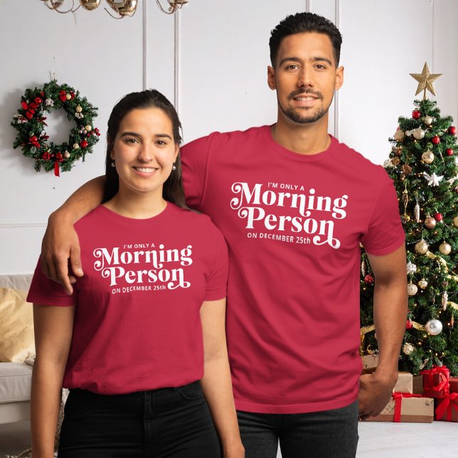 Camiseta Engraçado dia de Natal Pessoa 25 de dezembro (Criador carregado)