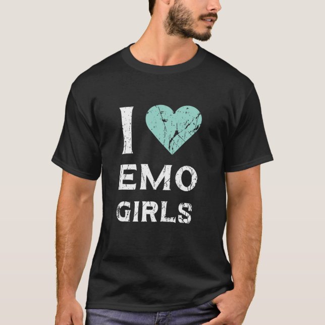 Camiseta Engraçado Dia de os namorados De Citação Emo Legal (Frente)