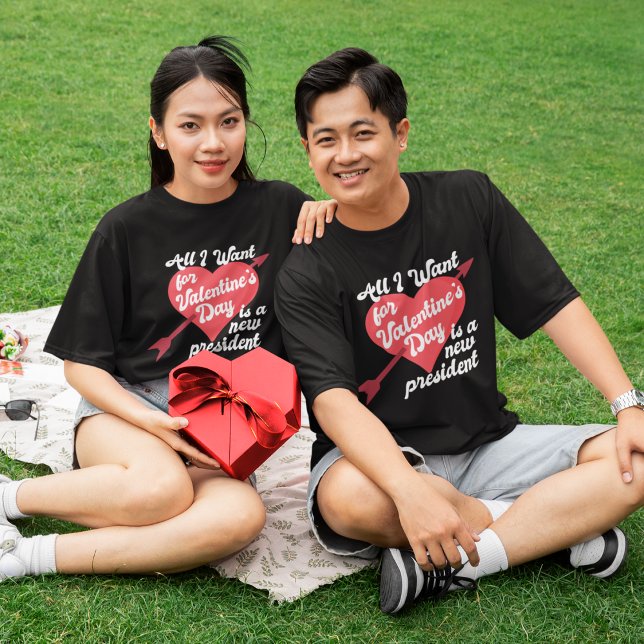 Camiseta Engraçado Dia de os namorados Político Anti Trump (Criador carregado)