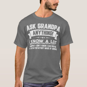 Camiseta Engraçado Dia de os pais 60º Presente Pergunte ao