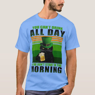 Camiseta Engraçado Dia de São Patrício de cerveja preta que