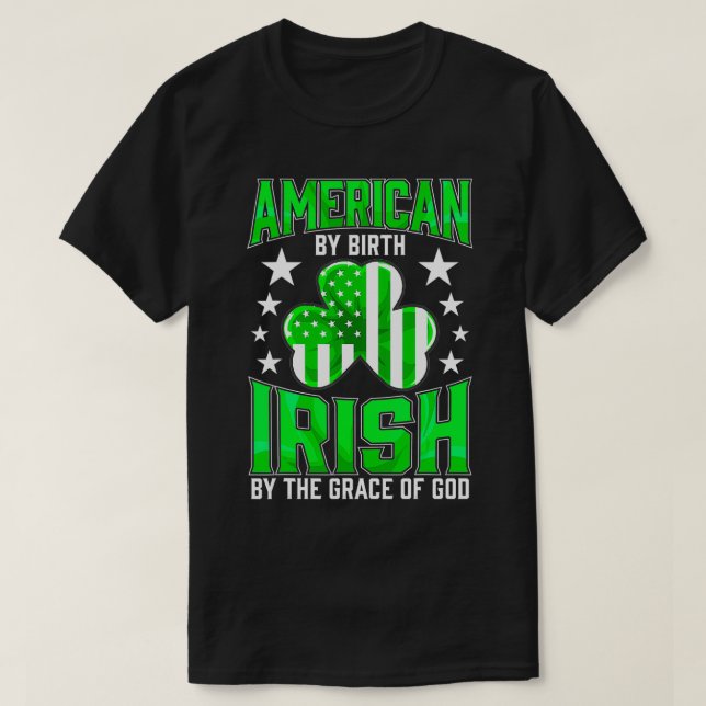 Camiseta Engraçado Dia de São Patrício do Orgulho Irlandês  (Frente do Design)