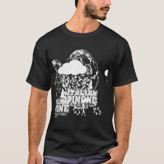 Camiseta Engraçado Dia Maluco Chuva Cães e Gatos