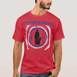 Camiseta Engraçado Dia Memorial K9s Para Guerreiros Liberda