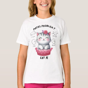 Camiseta Engraçado dia Pi - O problema da matemática comeu 