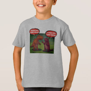 Camiseta Engraçado Dinossauro Amor, T-Rex Dinossaur
