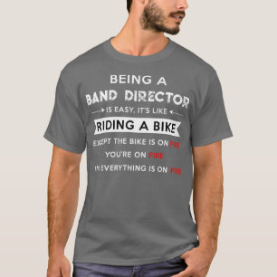 Camiseta Engraçado Diretor Roupa Para Membro De Música Roup
