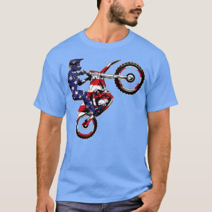 Camiseta Engraçado Dirt Bike Art Men Mulheres Motocicleta D
