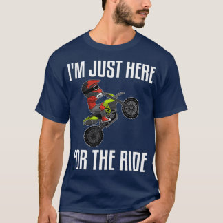 Camiseta Engraçado Dirt Bike Homens Mulheres Motocross Ride
