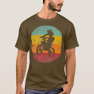 Camiseta Engraçado Dirt Bike Vintage Motocross Boys Men