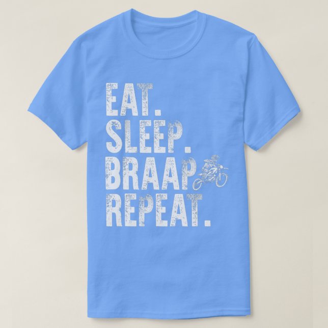 Camiseta Engraçado Dirtbike Art Para Homens Crianças Motoci (Frente do Design)