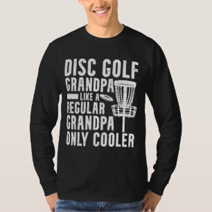 Camiseta Engraçado Disco Frisbee Golf Avô Frolf Disco Golfe