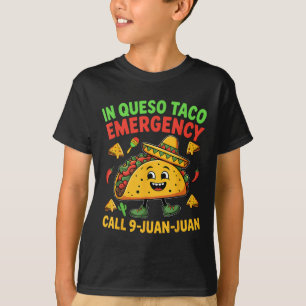 Camiseta Engraçado Dizer "Cinco de Mayo, mexicano Taco Fies