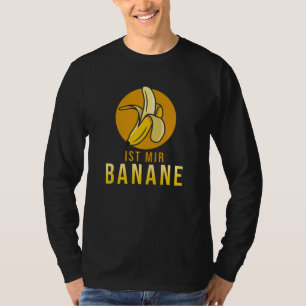 Camiseta Engraçado Dizer É Banana Para Mim Alemão