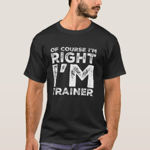 Camiseta Engraçado dizer, é claro que estou treinando direi